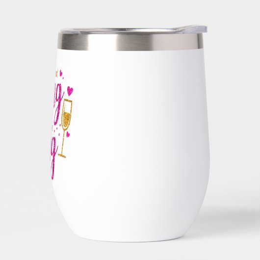 Final Fling Glitter Wine Tumbler (Links)