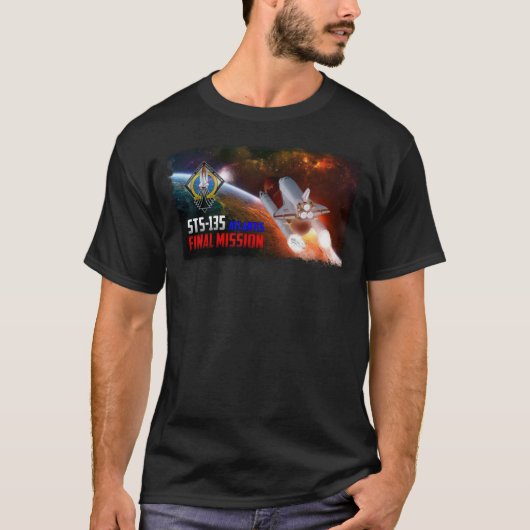 Final Mission Space Shuttle Atlantis T-shirt (Voorkant)