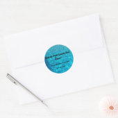 final_pool, Redicks Pool Service En Reparatie, Se. Ronde Sticker (Envelop)