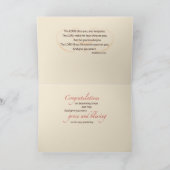 Final Vows non Gefeliciteerd met Red Candle Kaart (Binnen)