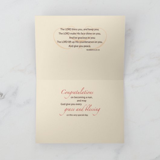 Final Vows non Gefeliciteerd met Red Candle Kaart (Binnen)