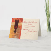 Final Vows non Gefeliciteerd met Red Candle Kaart (Voorkant)