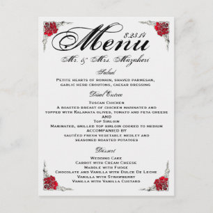 FINAL Wedding Dinner Menu Shalicia