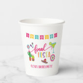Finale Fiesta Bachelorette Party Paper Cup - WH Papieren Bekers (Achterkant)