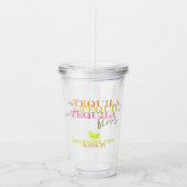Finale Fiesta Neon Bachelorette Party Cup Tumbler Acryl Drinkbeker (Voorkant)