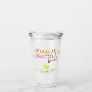 Finale Fiesta Neon Bachelorette Party Cup Tumbler Acryl Drinkbeker
