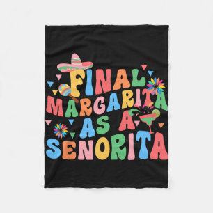 Finale Margarita als een Senorita bruidsploeg Bach Fleece Deken