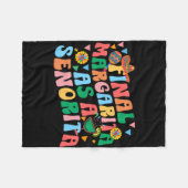 Finale Margarita als een Senorita bruidsploeg Bach Fleece Deken (Voorkant (Horizontaal))