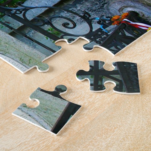 Finale rustplaats in Parijs. Legpuzzel (Zijkant)