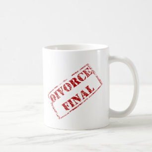 Finale stempel scheiden koffiemok