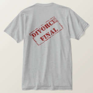 Finale stempel scheiden t-shirt
