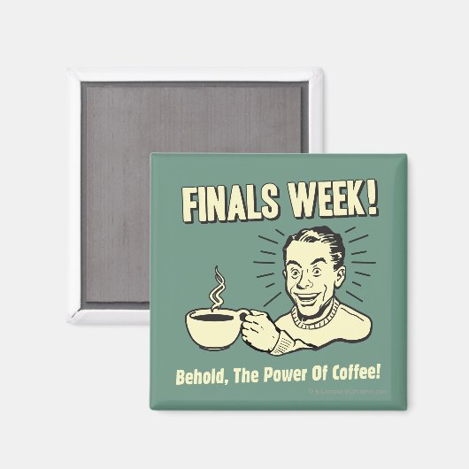 Finales Week: Bekijk de krachtenkoffie Magneet (Voorkant / Achterkant)