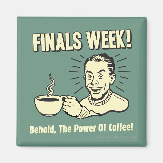 Finales Week: Bekijk de krachtenkoffie Magneet (Voorkant)