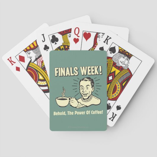 Finales Week: Bekijk de krachtenkoffie Speelkaarten (Achterkant)