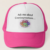 FinalLogo2, vraag me naar Craniosynostose.... Trucker Pet (Voorkant)