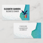 Finance Bird Logo | Bedrijfslogo Visitekaartje (Voorkant / Achterkant)