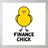 Finance Chick Poster (Voorkant)