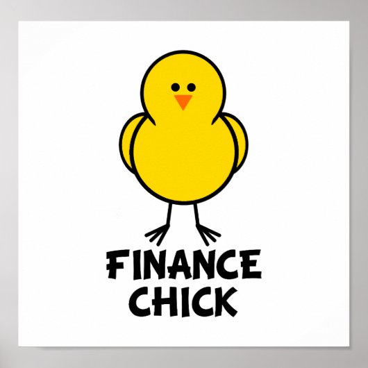 Finance Chick Poster (Voorkant)