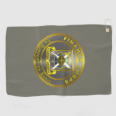 Finance Corps Golfhanddoek (Horizontaal)