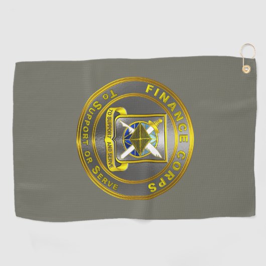 Finance Corps Golfhanddoek (Horizontaal)