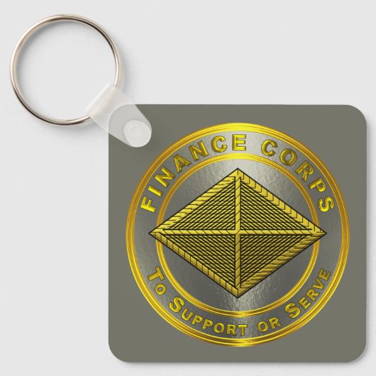 Finance Corps Sleutelhanger (Voorkant)