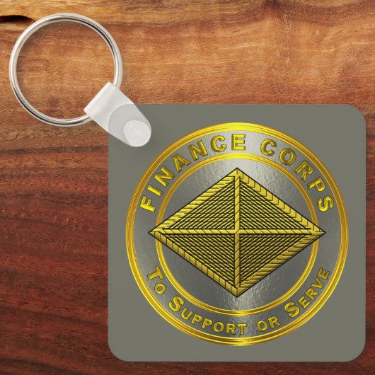 Finance Corps Sleutelhanger (Voorkant)