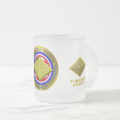 Finance Corps Veteran Matglas Koffiemok (Voorkant rechts)