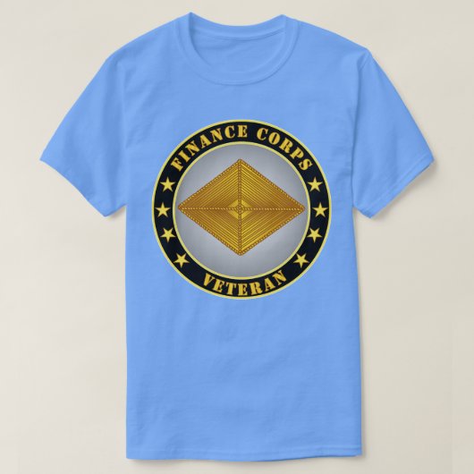 Finance Corps Veteran T-shirt (Design voorkant)