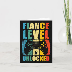 Finance Level ontgrendeld bruiloft gamer bruidegom Kaart