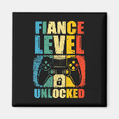 Finance Level ontgrendeld bruiloft gamer bruidegom Magneet (Voorkant)