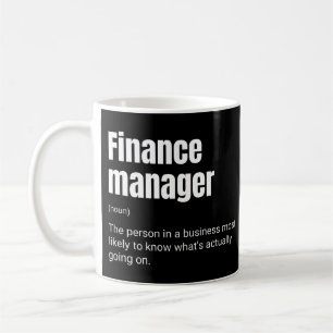 Finance Manager Funny Work Definitie Koffiemok