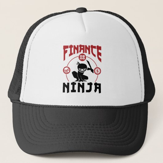 Finance Ninja Department Appreciation Trucker Pet (Voorkant)