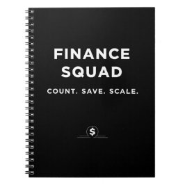 Finance Squad – Count. Save. Scale Notitieboek