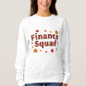 Finance Squad - Herfst Retro 70's groovy Trui (Voorkant)