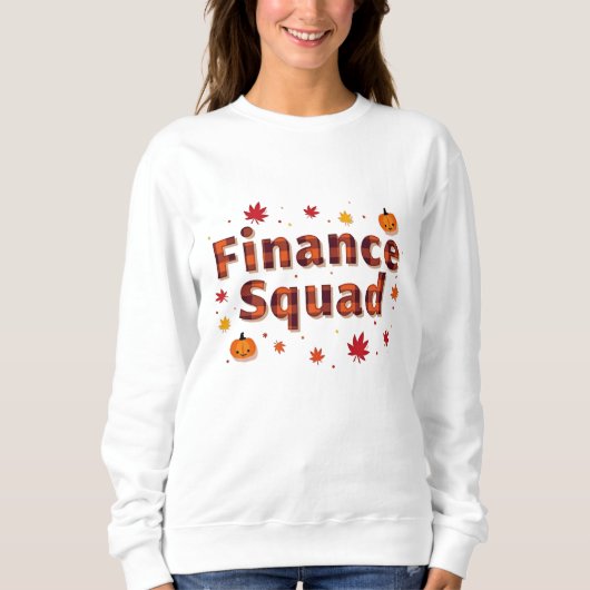 Finance Squad - Herfst Retro 70's groovy Trui (Voorkant)