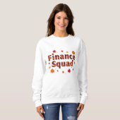 Finance Squad - Herfst Retro 70's groovy Trui (Voorkant volledig)