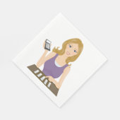 Finance Woman Servet (Hoek)