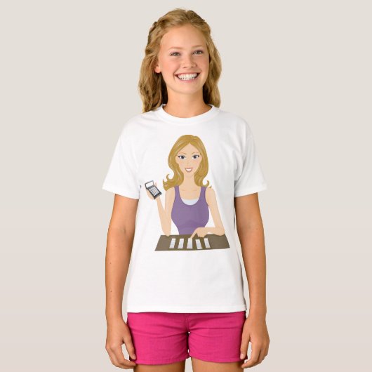 Finance Woman T-shirt (Voorkant volledig)