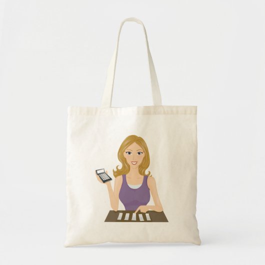 Finance Woman Tote Bag (Voorkant)
