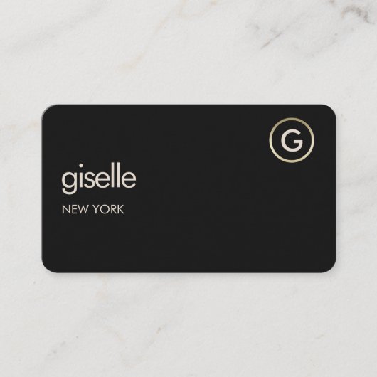 Financial Advisor Black Gold QR Code Visitekaartje (Voorkant)