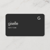 Financial Advisor Black QR Code Visitekaartje (Voorkant)