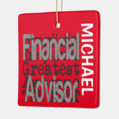 Financial Advisor Extraordinaire CUSTOM Keramisch Ornament (Links)
