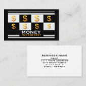 Financial Advisor Money Management Wealth Strategy Visitekaartje (Voorkant / Achterkant)