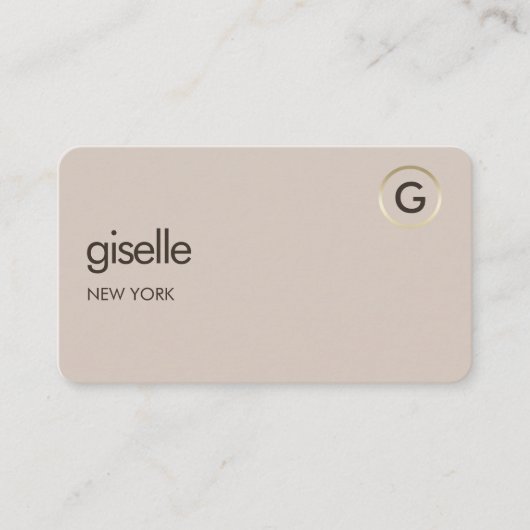 Financial Advisor Neutral Gold QR Code Visitekaartje (Voorkant)