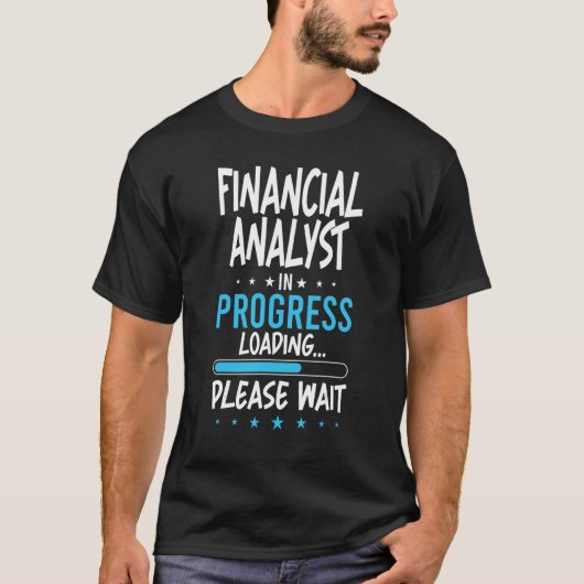 Financial Analyst in uitvoering T-shirt (Voorkant)