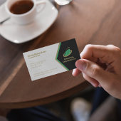 Financial Coach Professional Black | wit Visitekaartje