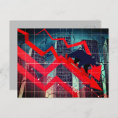 Financial Crisis Briefkaart (Voorkant / Achterkant)