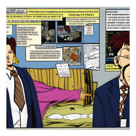 Financial Crisis of 2008 Novel Graphic Style Art Foto Afdruk