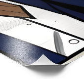 Financial Crisis of 2008 Novel Graphic Style Art Foto Afdruk (Hoek)