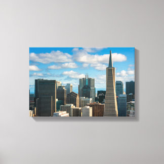 Financial District Skyline van San Francisco Canvas Afdruk